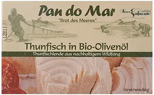 Thunfisch Pan do Mar in Bio Olivenöl, extra nativ, 120 g