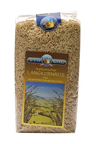 Langkornreis Bioking 4x 1000g italienischer Bio natur, ungeschält