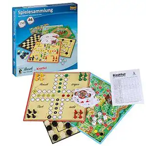 Spielesammlung Idena 6102589 – mit 150 Spielmöglichkeiten