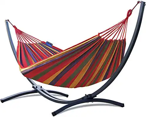 Hängematte mit Gestell Potenza Outdoor für 2 Personen 220×160