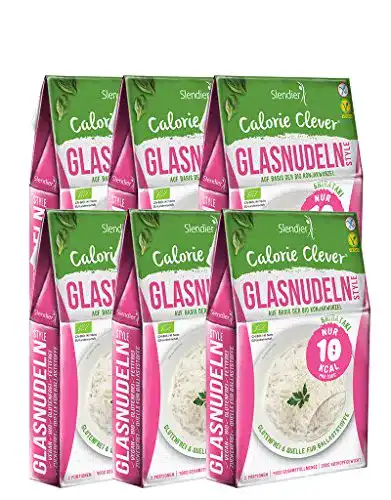 Konjak-Nudeln Slendier 6 x Bio Konjak Nudeln | 6 x 250 g