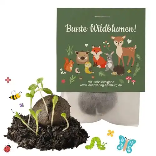 Samenbombe Ideenverlag-Hamburg 10x “Waldtiere”