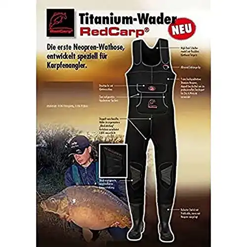 Behr-Wathose Behr Unisex-Adult 8617904 Angelhosen, Black