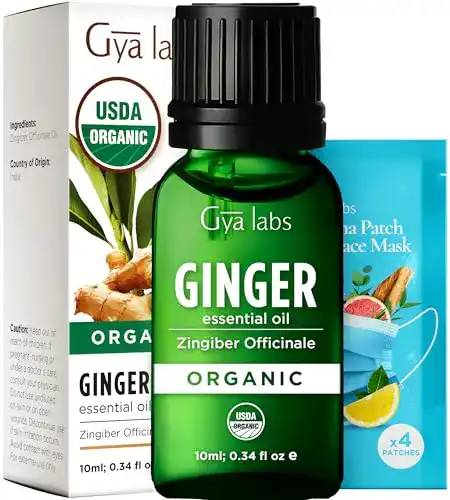 Ingweröl Gya Labs Ätherisches Bio, gegen Körperschmerzen, 10 ml