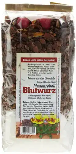 Blutwurz-Wurzel Ehenbachtaler Spezialitäten Magenrebell ” Blutwurz”