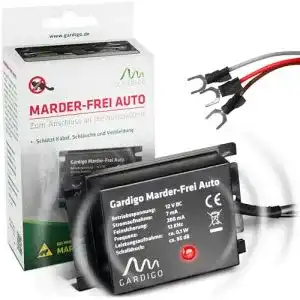 Marderschreck Gardigo an 12V Autobatterie