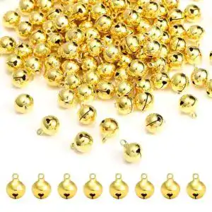 Glöckchen Naler 120 Stück Golden Schellen Glocken aus Kupfer