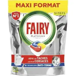 Klarspüler Fairy Platinum, Spülmaschinentabs All-In-One 100 Kaps.