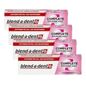 Blend-a-dent-Haftcreme Blend-a-dent 4x Blend a dent Complete