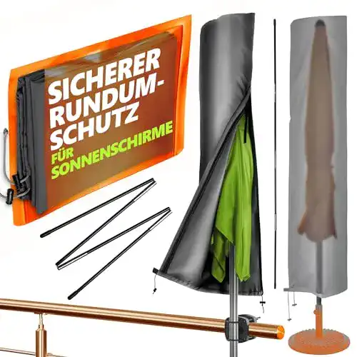 Sonnenschirm-Schutzhülle 4smile Schutzhülle rund bis Ø 270cm