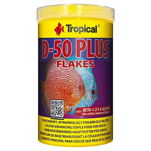 Flockenfutter Fische Tropical D-50 Plus Flockenfutter, 1er Pack