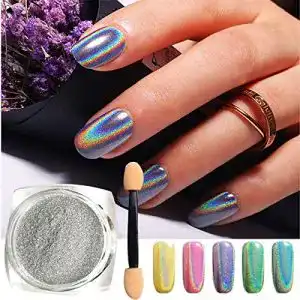 Nagel-Puder FOXTSPORT Nagelpuder, holographisch