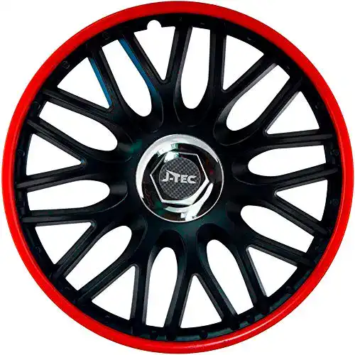 Radkappen J-Tec Orden Rot/Schwarz 16″ Zoll