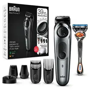 Haarschneider Braun Barttrimmer/ Herren, inkl. 4 Aufsätze
