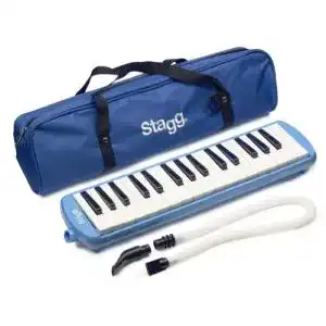 Melodica Stagg MELOSTA32BL 32-Noten mit Tasche blau