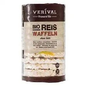 Reiswaffel Verival ohne Salz – Bio, (12 x 100 g Packung)