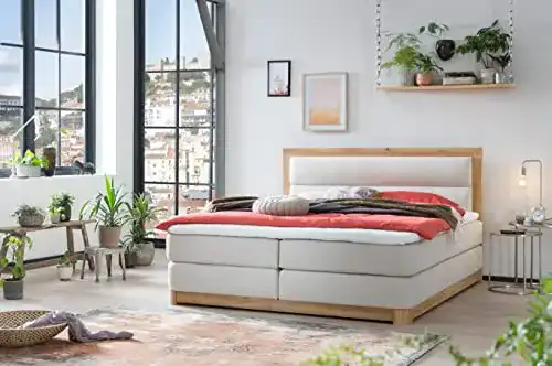 Bett 160×200 Belanoti Age Boxspring Eiche 7-Zonen