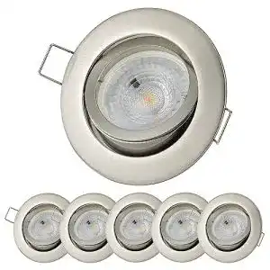 LED-Einbaustrahler Sweet Led Sweet-led Set 6 x flach, dimmbar