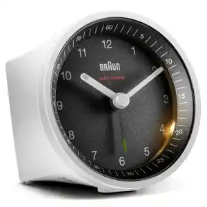 Braun-Funkwecker Braun Klassisch analog, ruhiges Uhrwerk