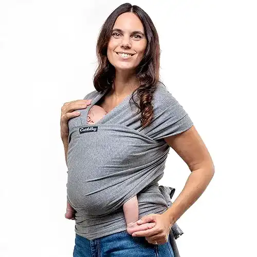 Tragetuch CuddleBug Baby, Babytrage Neugeborene, bis 16Kg