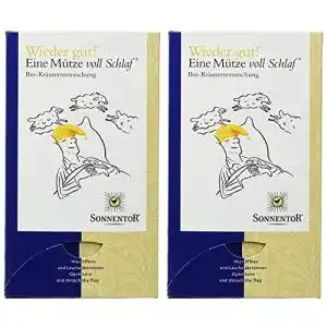 Schlaftee Sonnentor Tee Eine Mütze voll Schlaf, 2 x 27 g
