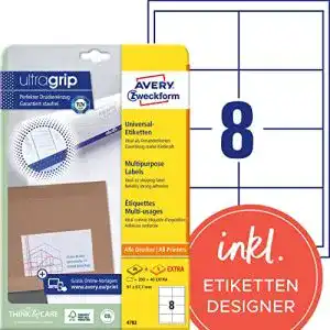 Adressaufkleber AVERY Zweckform 4782 Universal Etiketten