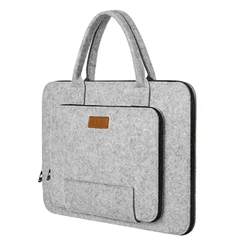 Laptoptasche Ropch 15,6 Zoll, Filz Laptophülle Sleeve