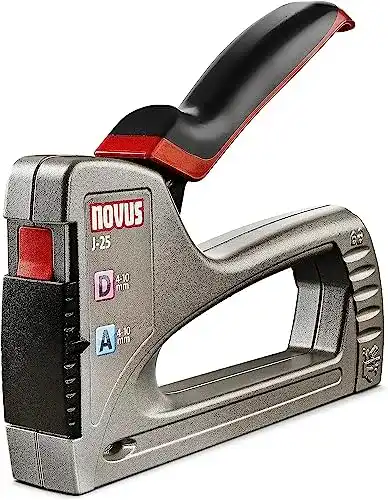 Tacker Novus Hand J-25, kleiner Profi-, Metall, Unterlademechanik