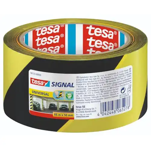 Klebeband schwarz-gelb tesa Markierungsklebeband 1 Rolle