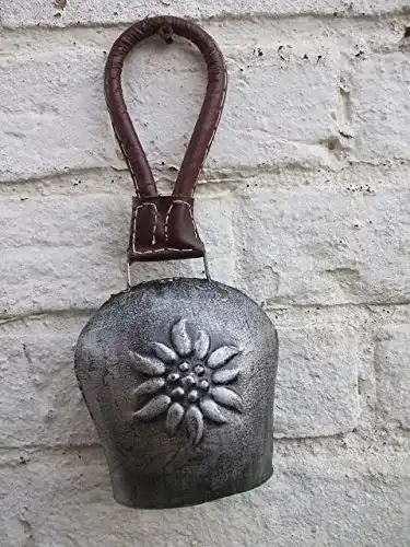 Kuhglocke Deko-Impresion Klangvoll, Glockenschelle, Eisen, grau