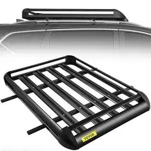 Dachkorb Mophorn Groß Schwarz Aluminium Dachgepäckträger