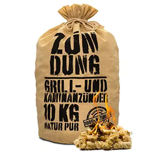 Holzwolle-Anzünder ZÜNDUNG Grill- und Kaminanzünder 10 kg