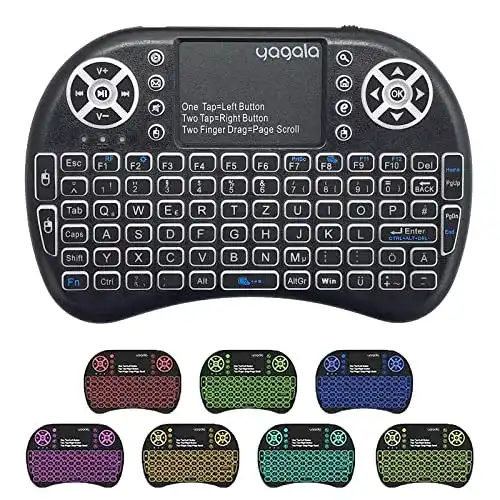 Mini-Tastatur YAGALA Mini Tastatur Wireless mit Touchpad