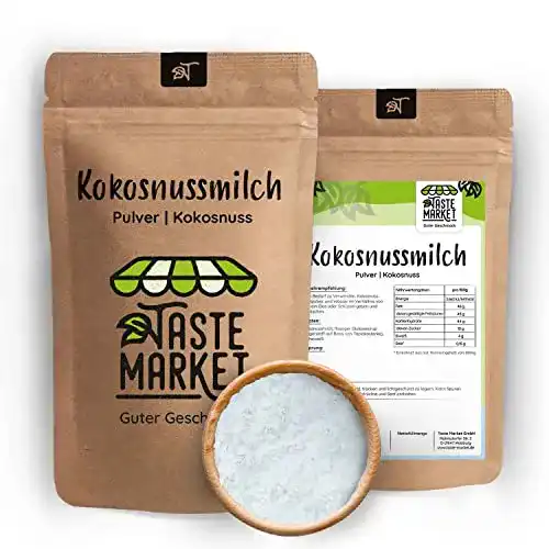 Kokosmilchpulver justaste GmbH 200 g GRÖSSENAUSWAHL