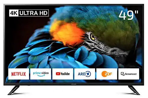 49-Zoll-Fernseher DYON Smart 49 XT, 4K Ultra-HD Smart TV