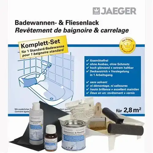 Badewannenlack Jaeger Fliesen & Badewannen Lack reinweiß 2,8 m²