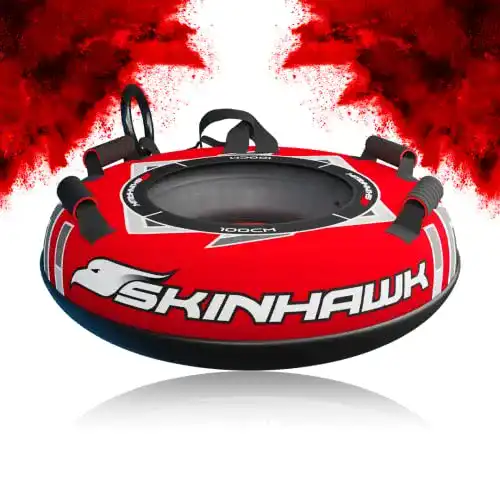 Snow-Tube Skinhawk Profi Snowtube Ø100cm rot Schlitten Bob