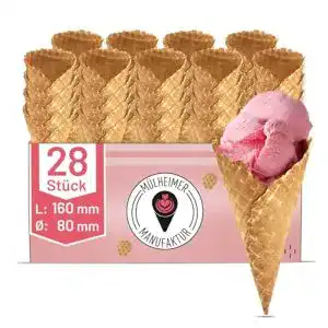 Eiswaffel MHM Süße Wundertüte – 2×14 Stück – Dänisch groß Karo