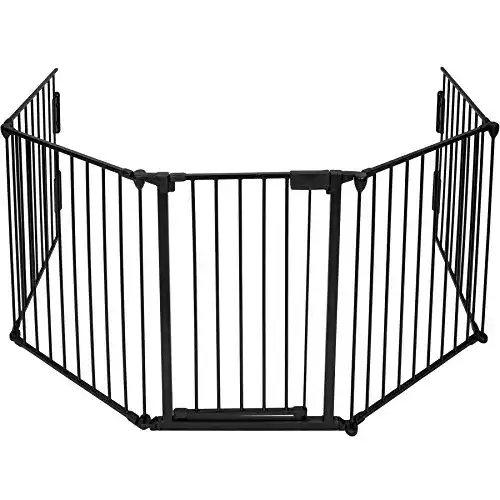 Kaminschutzgitter TecTake Gesamtlänge ca. 300cm 5 Elemente