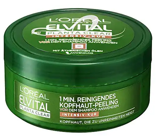 Haarpeeling L’Oréal Paris Elvital Planta Clear Intensiv-Kur, 6er Pack
