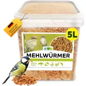 Mehlwürmer EWL Naturprodukte getrocknet 800g 5 ltr.
