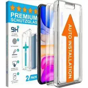 iPhone-X-Panzerglas XeloTech, 2 Stück Premium Schutzglas
