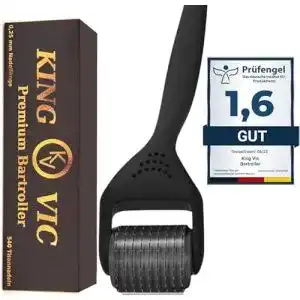 Bartroller KingVic Premium, Bartwachstum & Pflege, 0,25MM
