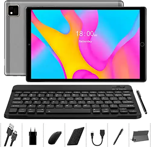 Tablet mit Tastatur Android YOTOPT Tablet 10 Zoll Android 10.0