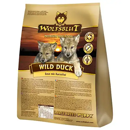 Die beste Wolfsblut-Hundefutter Wolfsblut | Wild Duck Puppy Large | 15 kg 2026 Test Bestseller Wolfsblut-Hundefutter Wolfsblut | Wild Duck Puppy Large | 15 kg
