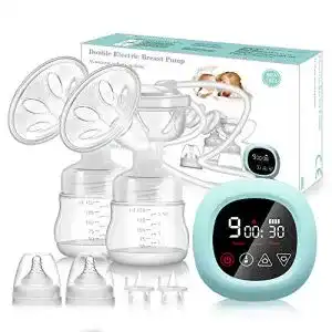 Doppel-Milchpumpe PiAEK Elektrisch, 3 Modi & 27 Stufen