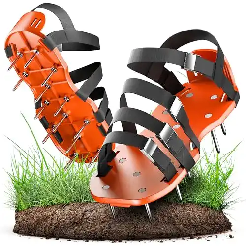 Rasenlüfter-Schuhe GRÜNTEK Rasenlüfter-Nagelschuhe bis 120 qm