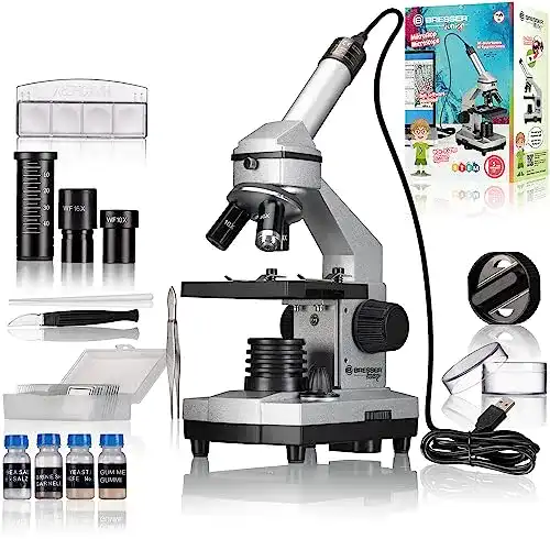 Mikroskop Bresser Junior Set Biolux DE 40x-1024x für Kinder