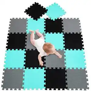 Puzzlematte meiqicool 18 Stück | Kälteschutz | abwaschbar