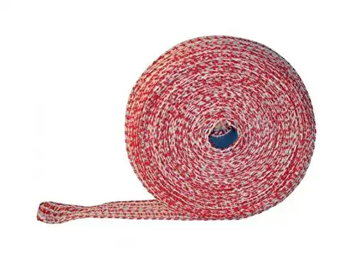 Rollbratennetz Dagema Lachsschinkennetze 50m rot/weiß 14er
